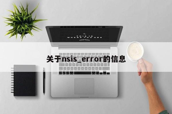 关于nsis_error的信息